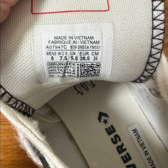 Converse Glittery Black High-Tops - Picture 5 of 5